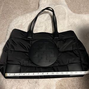 Tory Burch Black Nylon Tote Bag